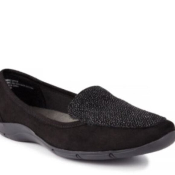 New Karen Scott Jodi Slip-On Flats, bk/bling 5.5 - Picture 2 of 15